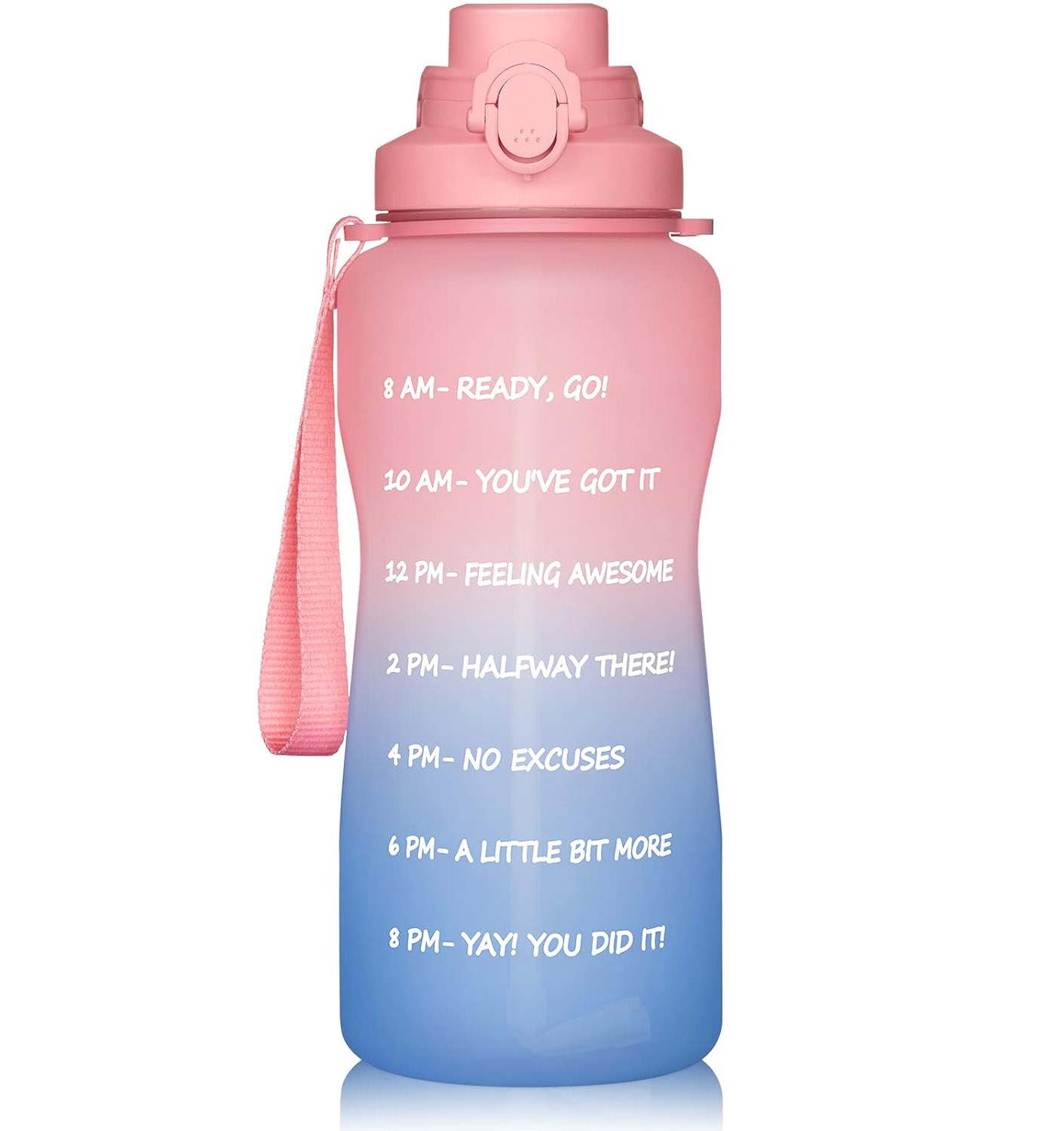 64 oz. Motivational Water Bottle (4 chances to win), provided by Archdiocese of Cincinnati Wellbeing Program